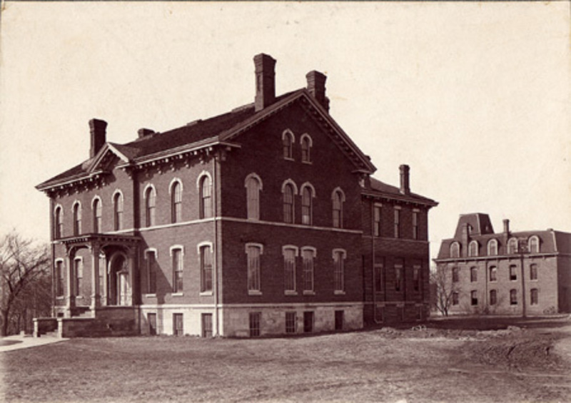 Side and front view of Old Chemistry Hall 