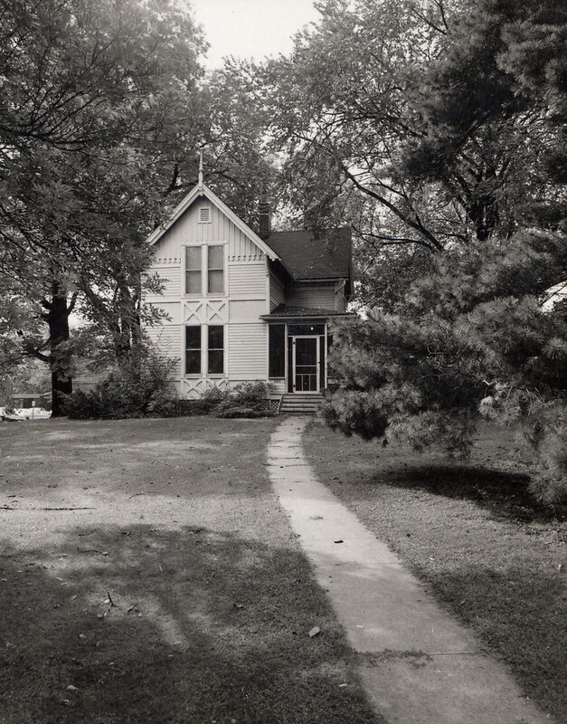 Side walk leading up to Pope Cottage