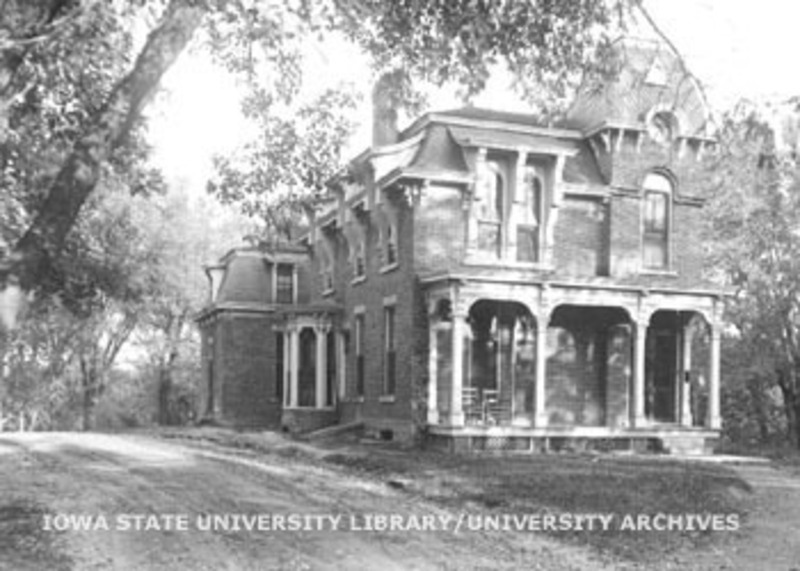 View of the front of South Hall from the Iowa State University Library Archives