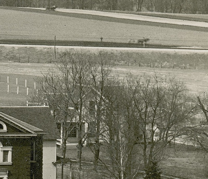 The Teamster's Cottage was intended for station employees it was located on the Northwest corner of teh lot known as the calf-pasture. In 1915 the house was moved to a site across the road from the power plant. The Teamster's Cottage was razed in 1970. Credit: The Iowa State University Campus and Its Buildings