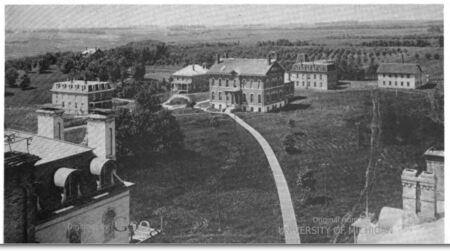 Digitized photo copy of Iowa States Campus from the University of Michigan